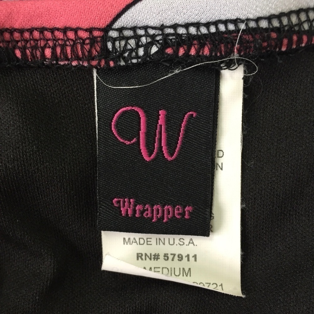 Wrapper Line A Patterned Loose Skirt M - Picture 5 of 9